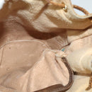 GUCCI GG Supreme Web Sherry Line Bag PVC Beige Gold 164 02 034 Auth 121700-19