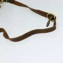 GUCCI GG Supreme Web Sherry Line Bag PVC Beige Gold 164 02 034 Auth 121700-7