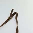 GUCCI GG Supreme Web Sherry Line Bag PVC Beige Gold 164 02 034 Auth 121700-14