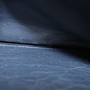 CELINE C Sulky Shoulder Bag Canvas Navy Gold Auth 121704-20