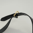 CELINE C Sulky Shoulder Bag Canvas Navy Gold Auth 121704-8