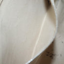 PRADA Tote Bag Canvas Leather Beige Silver Auth 121707-20