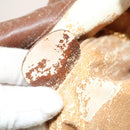 GUCCI Bamboo Shoulder Bag Leather 2way Brown Gold Auth 121718-19