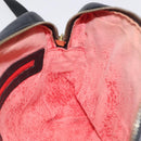 CELINE Shoulder Bag Leather Black Gold Auth 121723-19