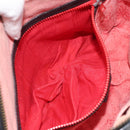 CELINE Shoulder Bag Leather Black Gold Auth 121723-21