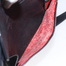 CELINE Shoulder Bag Leather Black Gold Auth 121723-22