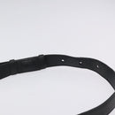 CELINE Shoulder Bag Leather Black Gold Auth 121723-8