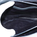 CELINE C Sulky Shoulder Bag Canvas Navy Gold Auth 121724-11