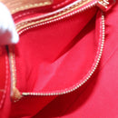 LOUIS VUITTON Monogram Vernis Reade PM Hand Bag Red Rouge M91088 LV Auth 121758-19