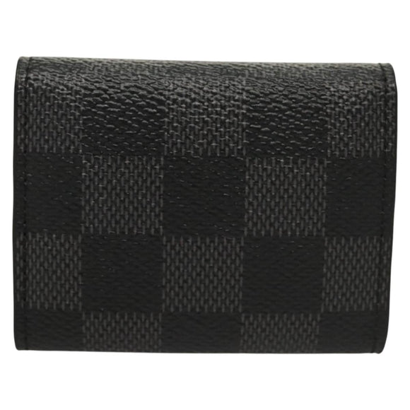 LOUIS VUITTON Damier Graphite Cuffs & Cuff Case Cuffs LV Auth 121760