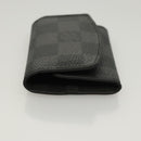 LOUIS VUITTON Damier Graphite Cuffs & Cuff Case Cuffs LV Auth 121760-5