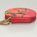 LOUIS VUITTON Vernis Rose Porte Monnaie Chapeau Coin Purse M93690 Auth 121766-7
