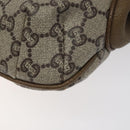 GUCCI GG Plus Supreme Shoulder Bag PVC Beige Gold Auth 121799-15