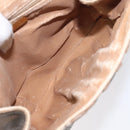 GUCCI GG Plus Supreme Shoulder Bag PVC Beige Gold Auth 121799-11