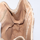 GUCCI GG Plus Supreme Shoulder Bag PVC Beige Gold Auth 121799-19