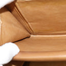 GUCCI Micro GG Canvas Hand Bag Beige Gold Auth 121803-18