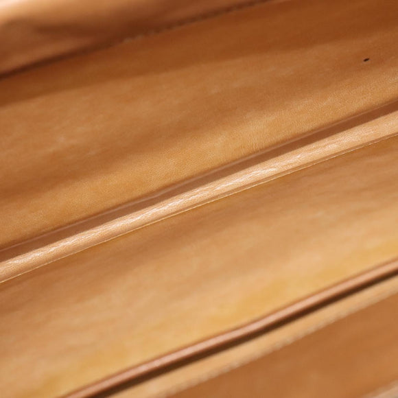 GUCCI Micro GG Canvas Hand Bag Beige Gold Auth 121803