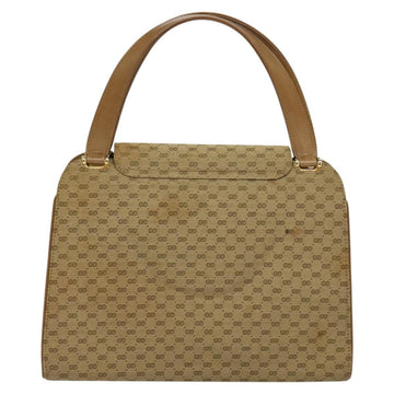 GUCCI Micro GG Canvas Hand Bag Beige Gold Auth 121803 - 0