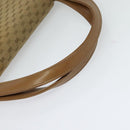 GUCCI Micro GG Canvas Hand Bag Beige Gold Auth 121803-7