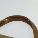 GUCCI Micro GG Canvas Hand Bag Beige Gold Auth 121803-8