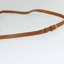 CELINE Macadam Canvas Hand Bag PVC Leather 2way Brown Gold Auth 121807-9