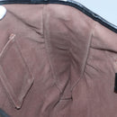 BURBERRY Nova Check Blue Label Tote Bag Wool Beige Silver Auth 121808-18