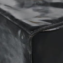 CHANEL Vanity Bag Patent Leather 2way Black Gold CC Auth 121811-13