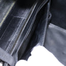 CHANEL Vanity Bag Patent Leather 2way Black Gold CC Auth 121811-26