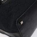 GUCCI GG Canvas Shoulder Bag Black Silver 0014302 Auth 121829-14