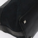 GUCCI GG Canvas Shoulder Bag Black Silver 0014302 Auth 121829-16