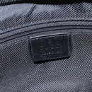 GUCCI GG Canvas Shoulder Bag Black Silver 0014302 Auth 121829-19