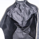 GUCCI GG Canvas Shoulder Bag Black Silver 0014302 Auth 121829-21