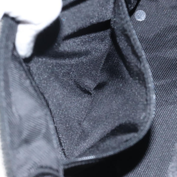 GUCCI GG Canvas Shoulder Bag Black Silver 0014302 Auth 121829