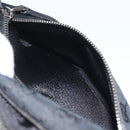 GUCCI GG Canvas Shoulder Bag Black Silver 0014302 Auth 121829-23