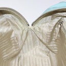 PRADA Hand Bag Nylon Blue Silver Auth 121844-22