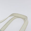 PRADA Handtasche Nylon Blau Silber Auth 121844-14
