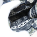 Christian Dior Mini Vertical Hand Bag Canvas 2way Black Auth 121850-17