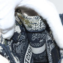 Christian Dior Mini Vertical Hand Bag Canvas 2way Black Auth 121850-19