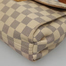 LOUIS VUITTON Damier Azur Croisette Hand Bag 2way N41581 LV Auth 121869-14