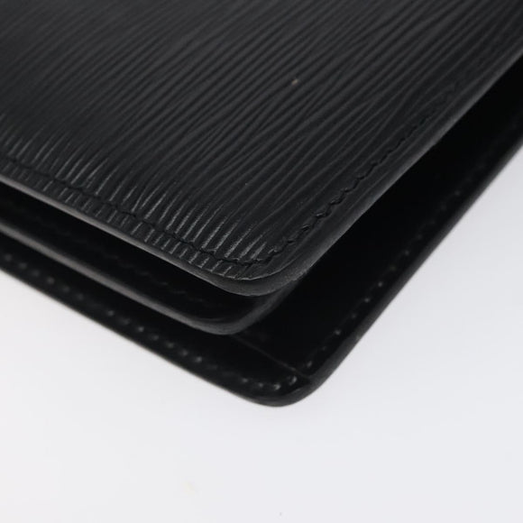 LOUIS VUITTON Epi Capuchin Shoulder Bag Black M52342 LV Auth 121872