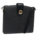 LOUIS VUITTON Epi Capuchin Shoulder Bag Black M52342 LV Auth 121872-1