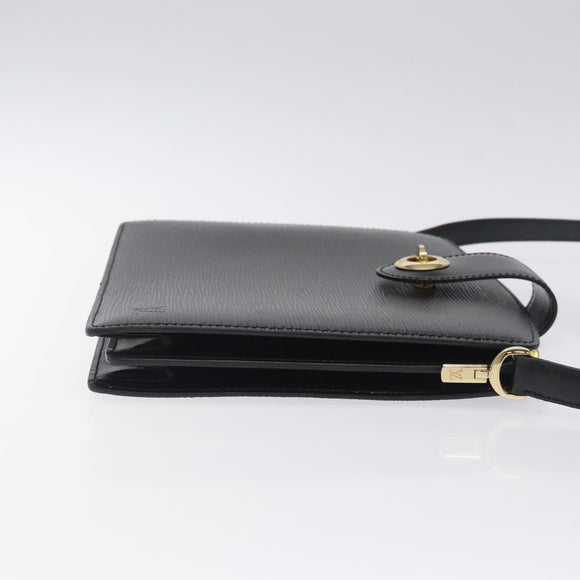 LOUIS VUITTON Epi Capuchin Shoulder Bag Black M52342 LV Auth 121872