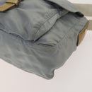 PRADA Shoulder Bag Nylon Light Blue Silver Auth 121882-14