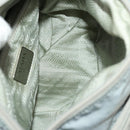 PRADA Shoulder Bag Nylon Light Blue Silver Auth 121882-11