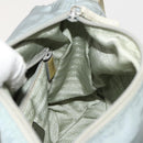 PRADA Shoulder Bag Nylon Light Blue Silver Auth 121882-22