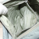 PRADA Shoulder Bag Nylon Light Blue Silver Auth 121882-24