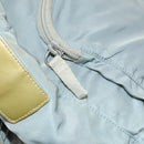 PRADA Shoulder Bag Nylon Light Blue Silver Auth 121882-25