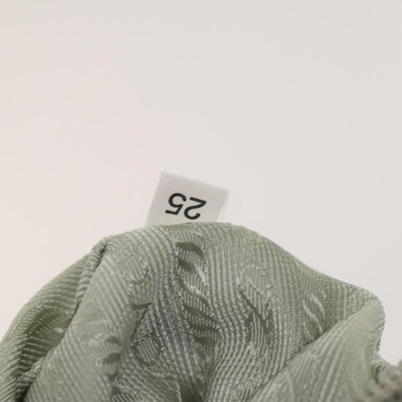 PRADA Shoulder Bag Nylon Light Blue Silver Auth 121882