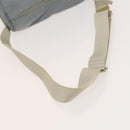 PRADA Shoulder Bag Nylon Light Blue Silver Auth 121882-7