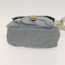 PRADA Shoulder Bag Nylon Light Blue Silver Auth 121882-5